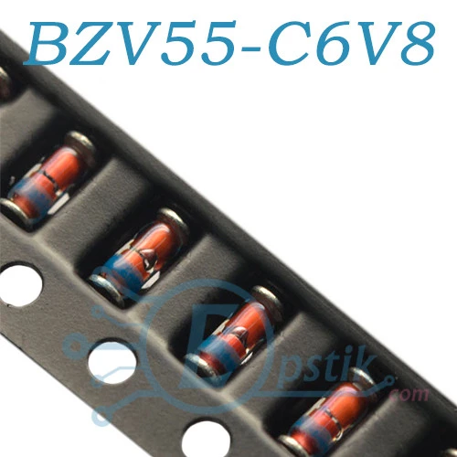 BZV55-C6V8, стабилитрон 6.8В, 0.5Вт, SOD80